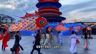 去婺源看晒秋 一定不要错过婺女洲的夜色#婺源不可错过的一站