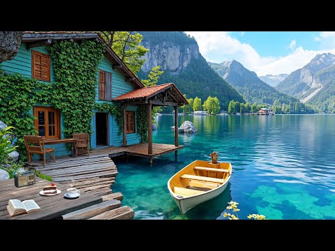 🍃 Outdoor Café & Tranquill Jazz | Relaxing Jazz & Calm Ambience for Study, Work & Relaxation