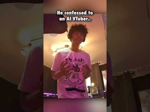 He loves AI VTubers too much.