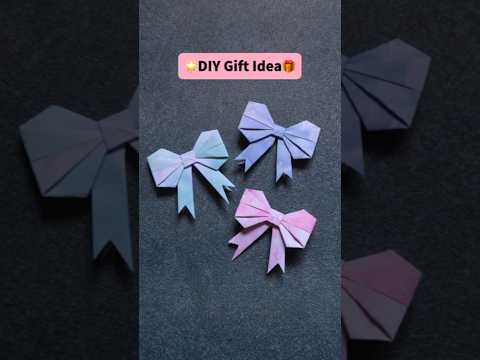 Gift Idea: Origami Bow Tie | 蝴蝶结折纸 #diy
