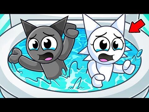 SPRUNKI CLOGGED THE TOILET!