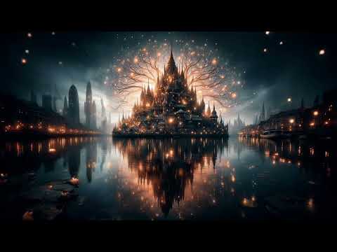 MAJESTIC CASTLES RISE FROM THE MAGNIFICENT TREE OF LIFE, ETHEREAL FANTASY #ethereal #shorts#fantasy