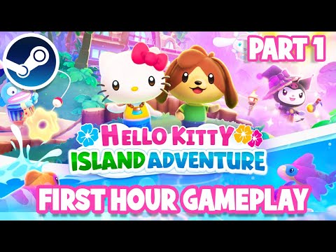 🎀HELLO KITTY ISLAND ADVENTURE🎀 *NO COMMENTARY* | First Hour Gameplay