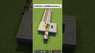 Minecraft Infinite Cobblestone🪨 #shorts #minecraft