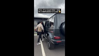 POV: It's your first time in a Mercedes G-Class!