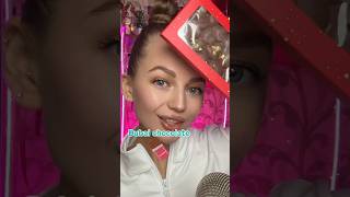 ASMR dubai chocolate #asmrunpack #asmrchocolate #asmrfood