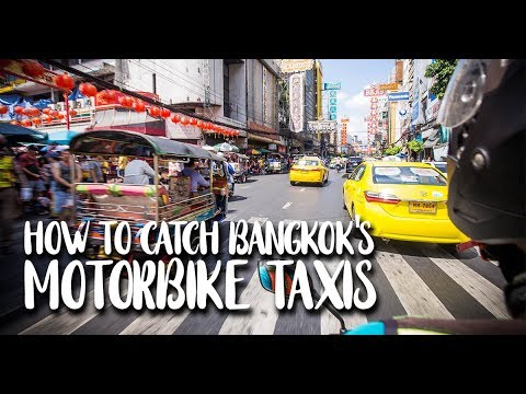 MOTORBIKE TAXIS in Bangkok are AWESOME