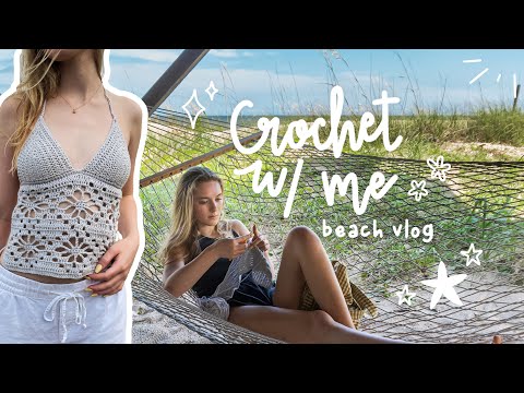 crochet with me: flower top!