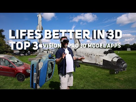 LIFE IN 3D | Top 3 Apple Vision Pro 3D Model Apps