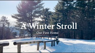 겨울 숲 산책 미국 시골 일상/ 우리 첫 집 A Winter Stroll/ Our First Home