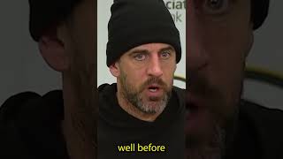 Aaron Rodgers talks conversation had with Mike McCarthy pregame👀 #shorts