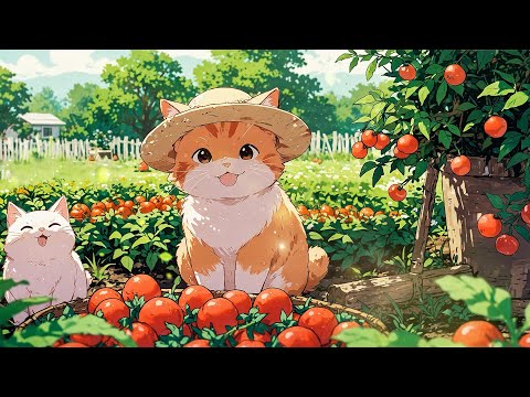 Lost In The Tomato Garden 🍅 Lofi Spring Vibes 🍅 Morning Lofi Songs To Enjoy The Happy Moments