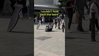 Seeing this was so heartbreaking 😢💔 #singing #singer #busking #busker #edsheeran #sad