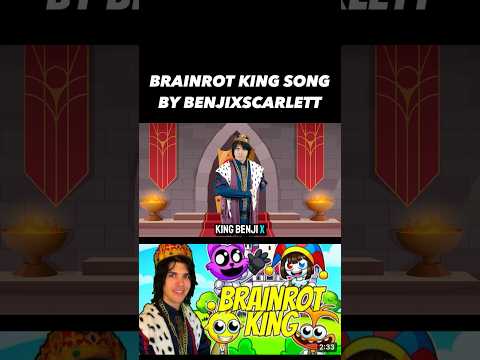 BENJIXSCARLETT Song - Brainrot King Animated Music Video 🎶