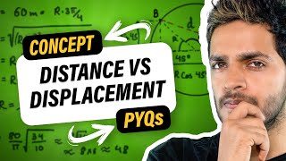 Distance vs Displacement All PYQs #jee #neet Vikrant Kirar
