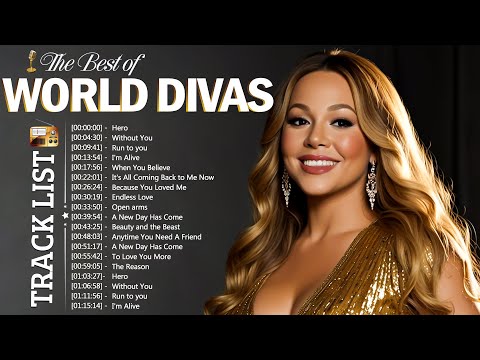 Greatest Hits Full Live Best of World Divas 🎶 Mariah Carey, Celine Dion, Whitney Houston #divas