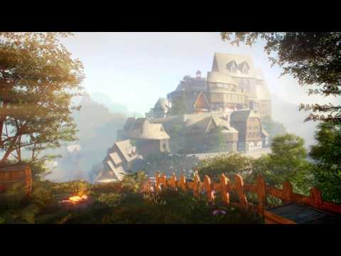 Fantasy Medieval Town Ambience | 45 minutes