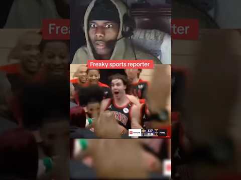 Freaky Sports reporter| #smh #funnymemes #nba #skitz