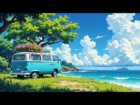 Sunny Chillhop Vibes | Bright & Relaxing Lofi Beats for Focus, Study, and Coffee | ☁️Cloudy Melody 🎶