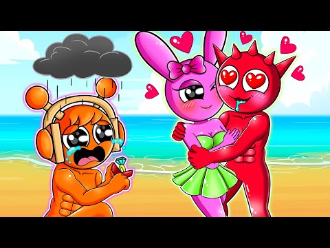 Oren’s Proposal FAILED! Pinki Falls in Love with Raddy! | Incredibox Sprunki Animation