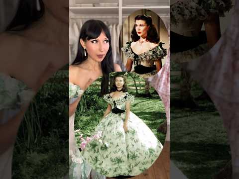 How to style the iconic Scarlett O’Hara dress outfit #shorts AD