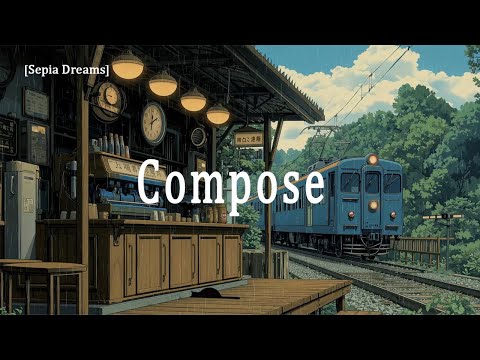 Composed: the calm of a rainy station | a Lofi playlist for quiet reflection
