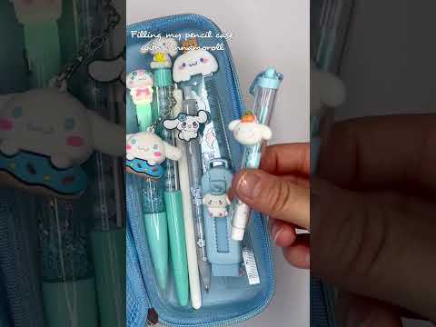 Filling my pencil case with CINNAMOROLL