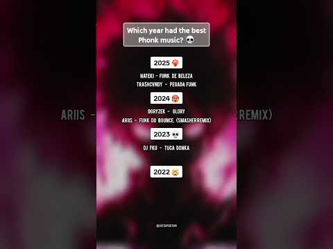 Which year had the best Phonk music? 😱 #phonk #phonkmusic #shorts