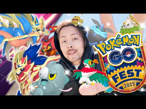 1時間で完売！？GOフェス早期購チケット！？剣と盾の王！ザシアン＆ザマゼンタ！ルチャブル！ボルケニオン！色違いはメレシー＆ボチ！？ワクワクがドキドキ！！！【ポケモンGO】
