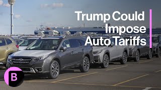 Trump Says Auto Tariffs May Be Around 25%