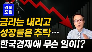 한국은행의 기준금리 인하와 경제전망 하향, 도대체 왜죠? [이현훈 교수의 경제포럼]