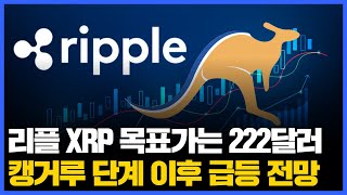 리플 XRP 목표가는 222달러, 캥거루 단계 이후 급등 전망