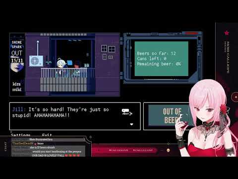Calliope Mori Laughs At PP Jokes In Va-11 Hall-A