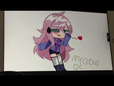 Gacha Club || Friday Night Funkin’ || Vs Cloud ( Senpai’s Reviewed Fangirl) || My Cloud Oc