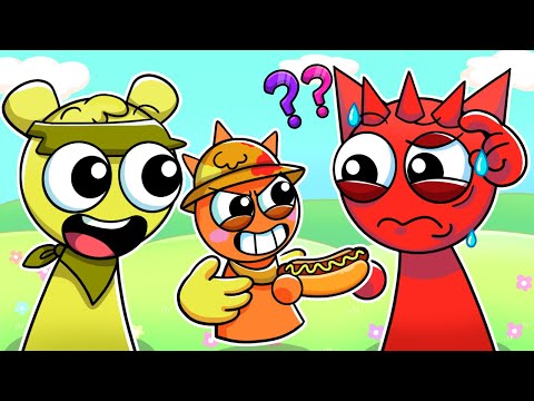 SPRUNKI MUSTARD & KETCHUP HAVE A BABY?! Incredibox SprunkI Cartoon Animation