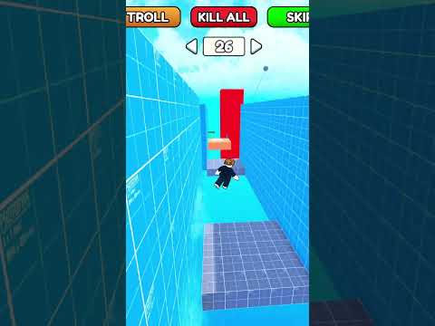 I Tried Roblox Parkour With My Eyes CLOSED?! 😂  #roblox #newgameinroblox #robloxgameplay