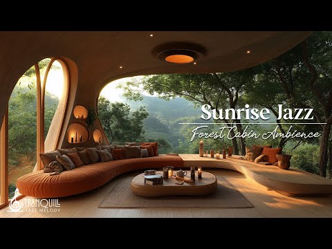 Sunrise Forest Café Jazz | Warm Morning Vibes For Relaxation, Focus & Stress Relief