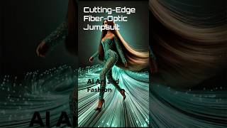 AI Art and Fashion: Cutting-Edge Fiber-Optic Jumpsuit