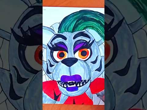 how to draw Roxy #speedpaint #art #artwork #digitalart #drawing #painting #howtodraw #portrait #fnaf