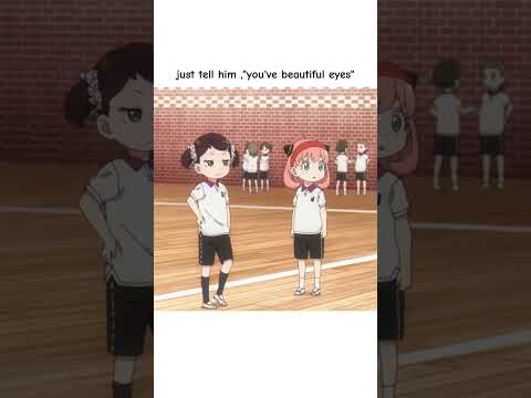 i have beautiful eyes #anya #anyaforger #beckey #damain #spyxfamily #anime #edit #viral  #trending