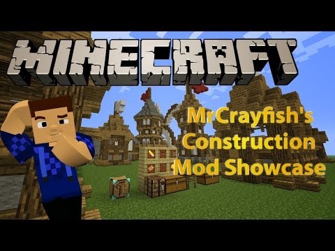 MrCrayfish's Construction Mod Showcase! (Medieval and Villager Buildings!)