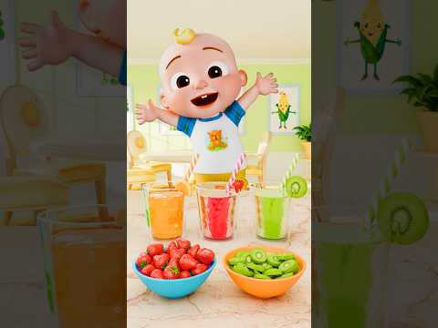Let’s Make Colorful Orange Juice! 🍊🧃 #cocomelon  #shorts