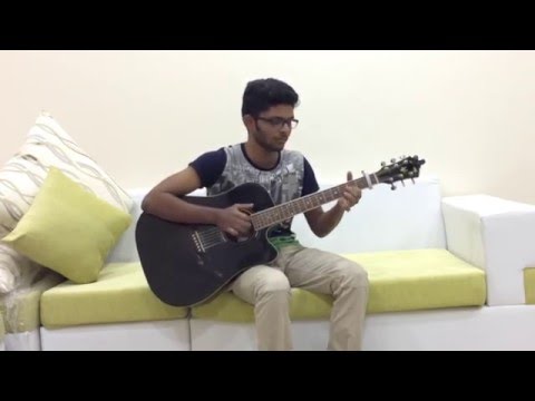 Yahin Hoon Main fingerstyle guitar cover by saurabh(ayushmann khurrana)