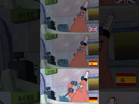 No This is Patrick  in different languages #shorts