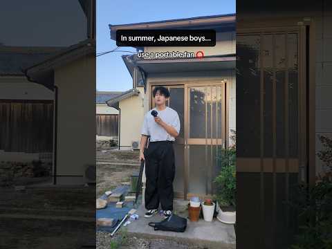 In summer, Japanese boys...