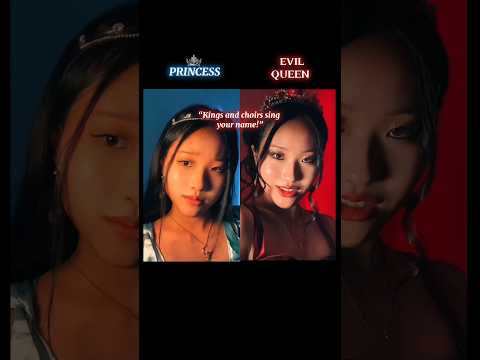 #pov The evil queen taught her daughter how to be like her but the princess changed her fate #shorts