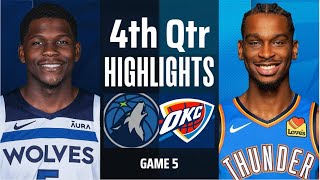 Minnesota Timberwolves vs Oklahoma City Thunder Full 4th Qtr Highlights- May 28- 2025 NBA Highlights