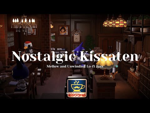 Nostalgic Kissaten 🫖｜Mellow and Unwinding Lo-fi Jazz｜Study & Work Music｜Animal Crossing Ambience