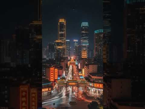 China at night #china #world #night #vlog g