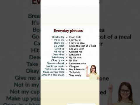 Everyday phrases